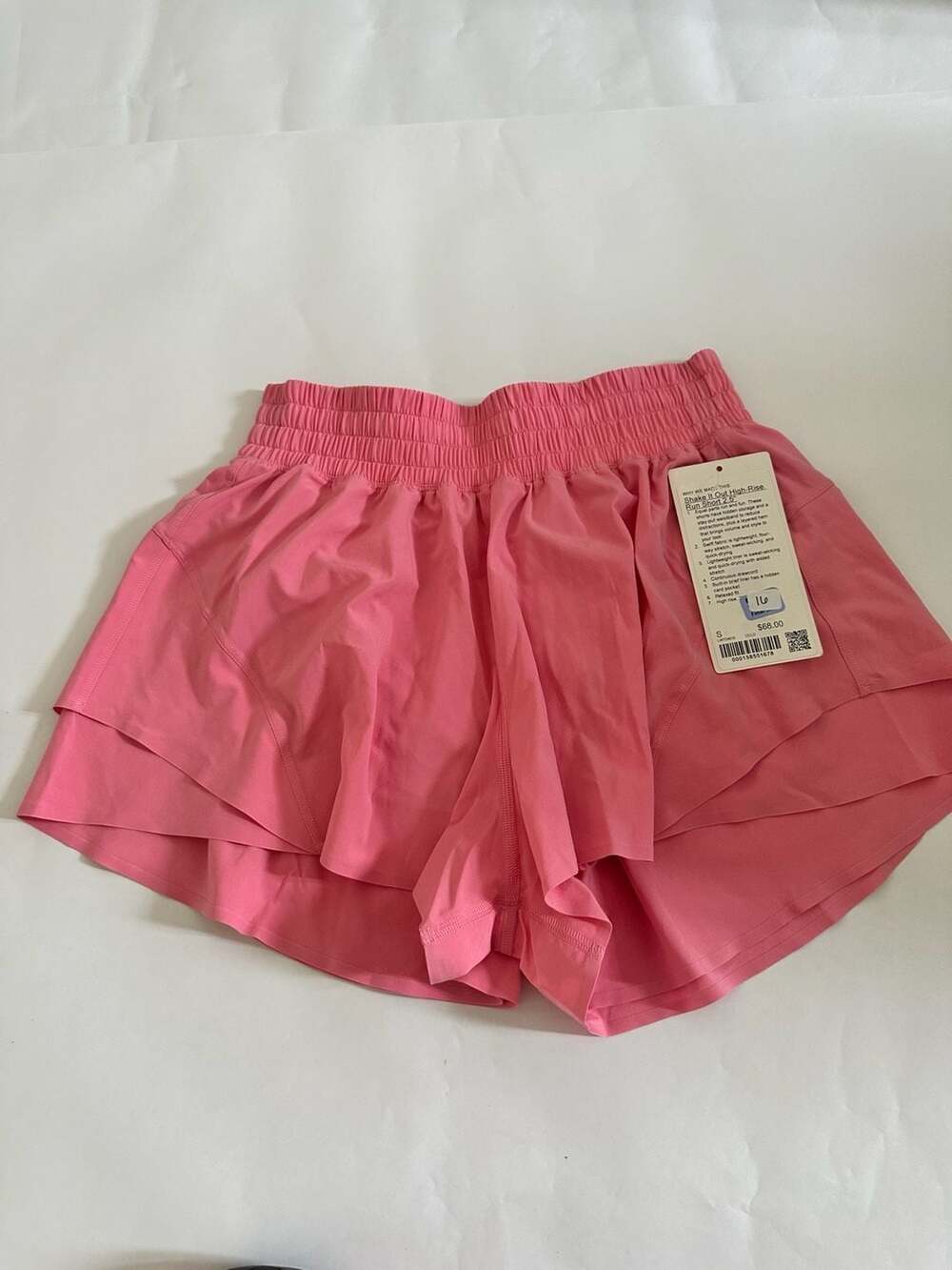 Lululemon Shake It Out High-Rise Run Short 2.5 Pink Size S